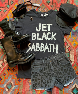 Jet Black Sabbath Unisex T-shirt in Black - Wild Ones