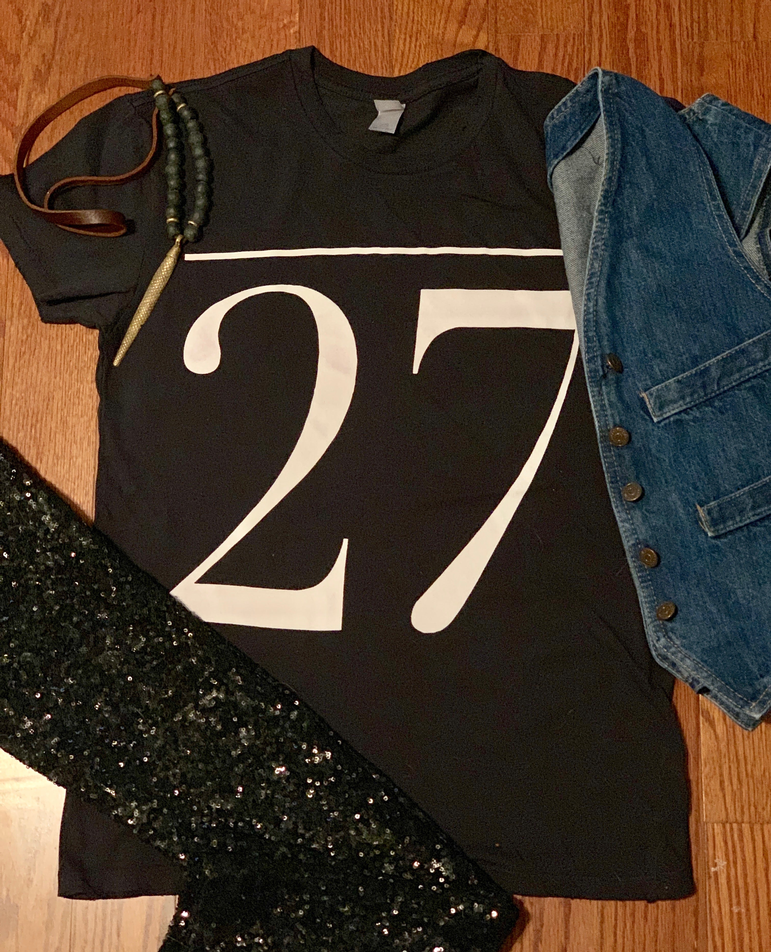 The 27 T-Shirt in Vintage Black - Wild Ones