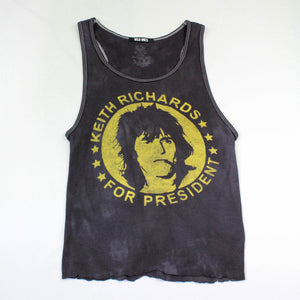 Keith Richards For President Tank in Silver or Gold - Wild Ones