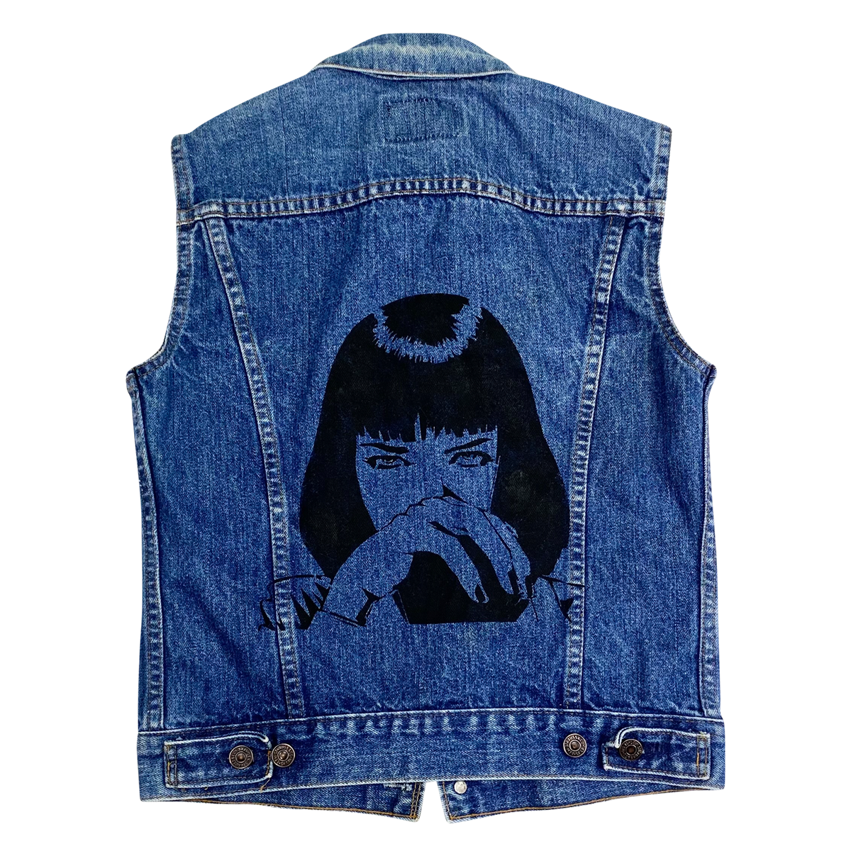 Mia Wallace Hand Painted Vest - Wild Ones