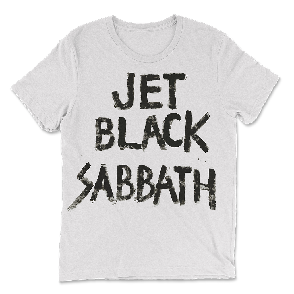 Jet Black Sabbath Unisex T-shirt in White - Wild Ones